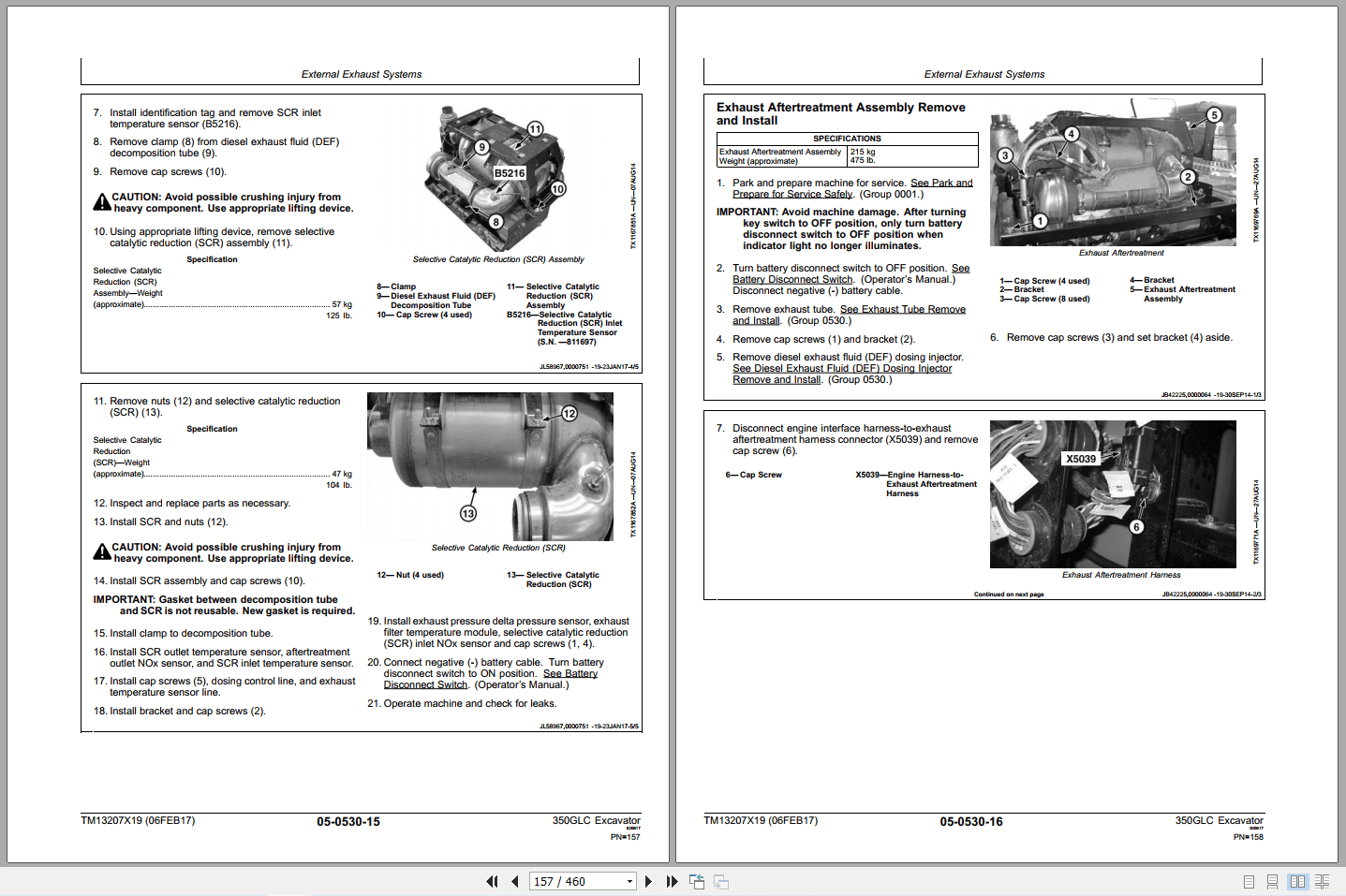 John Deere 350GLC Excavator Repair Technical Manual TM13207X19 (2)