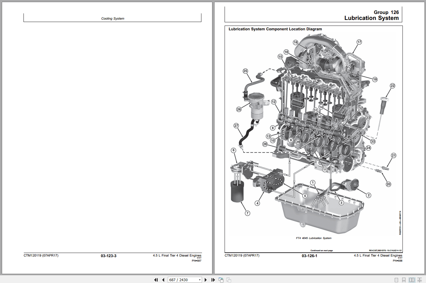 John Deere 4045 PowerTech OEM Diesel Engines Component Technical Manual CTM120119 (2)