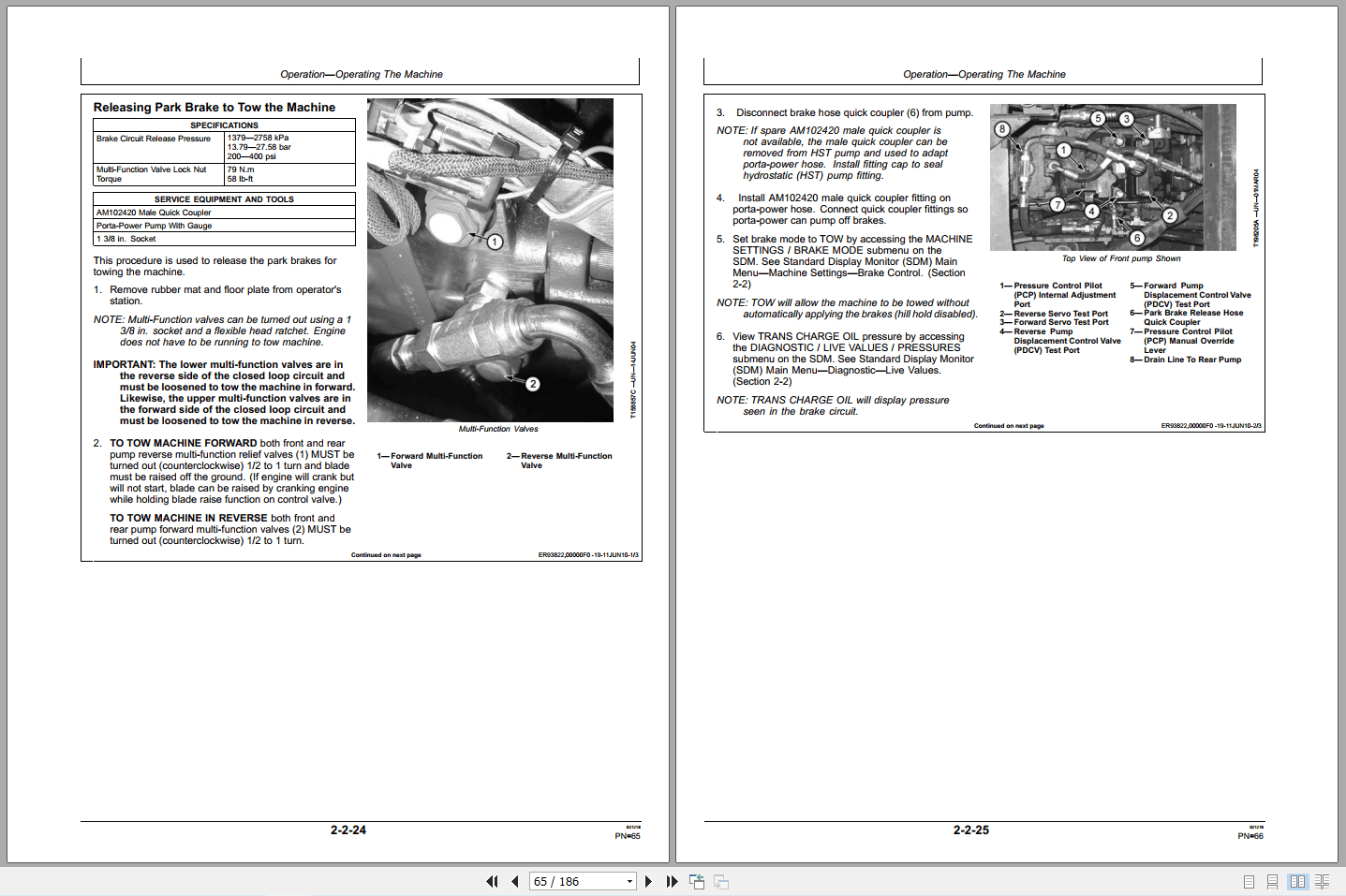 John Deere 450J Crawler Dozer Operators Manual OMT302214 B8 (2)