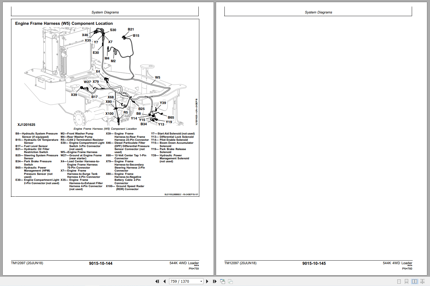 John Deere 544K 4WD Loader Operation Test Manual TM12097 2018 (2)