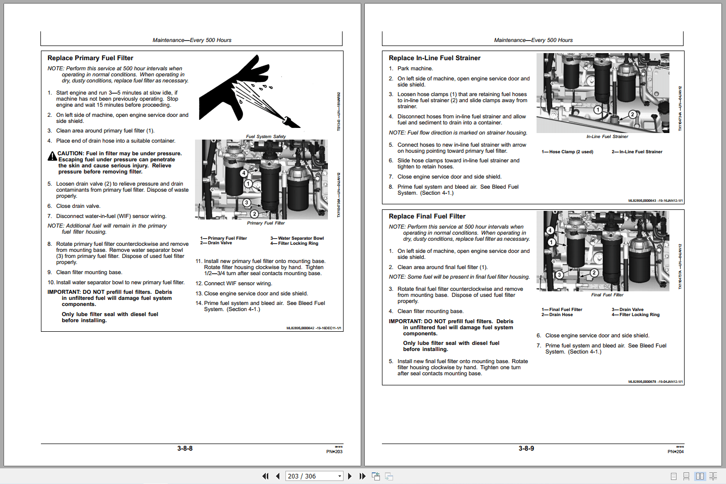 John Deere 544K 4WD Loader Operators Manual OMT260582 (2)