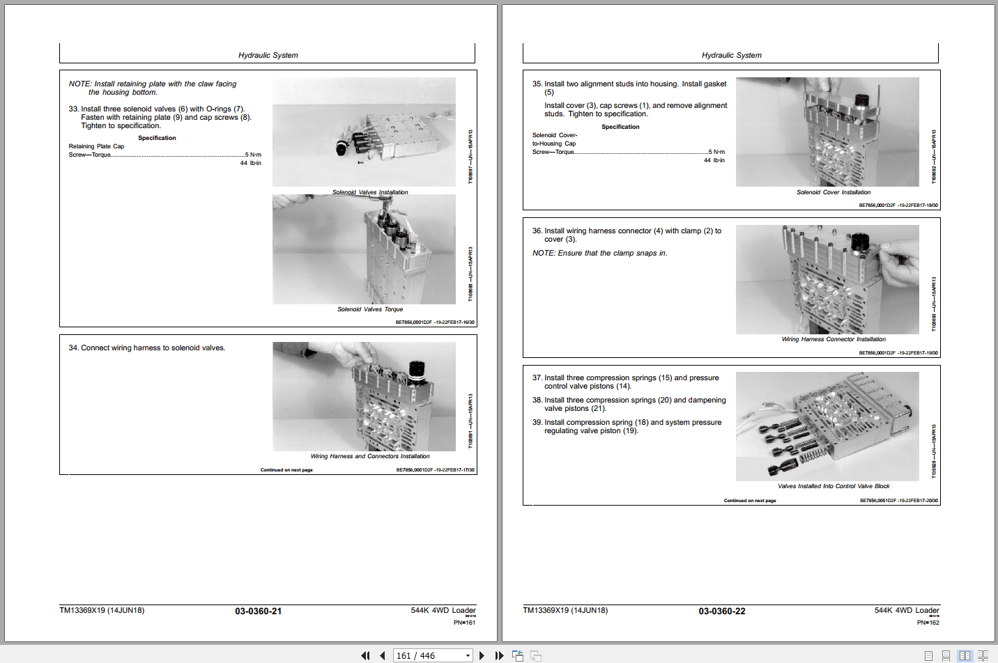 John Deere 544K 4WD Loader Repair Technical Manual TM13369X19 2018 (2)