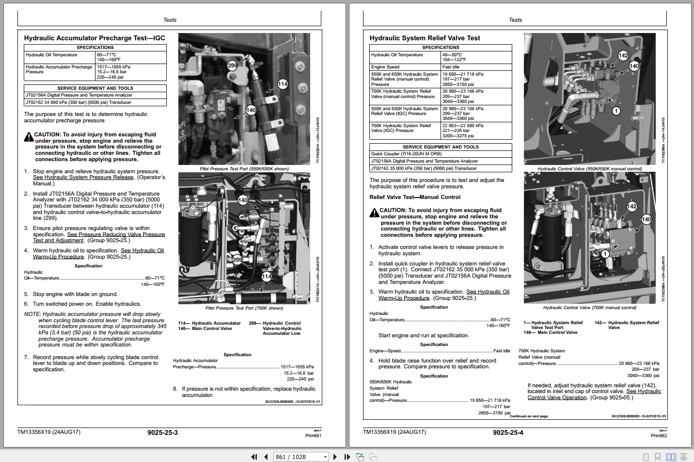John Deere 550K 650K Crawler Dozer Operation Test Manual TM13356X19 (3)