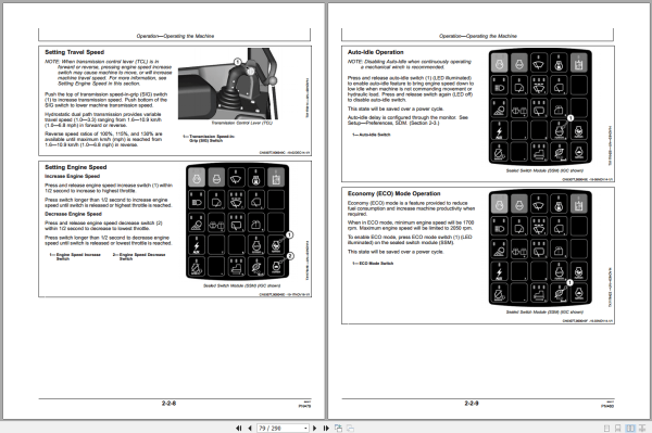 John Deere 550K 650K Crawler Dozer Operators Manual Omt356886X19 (2)