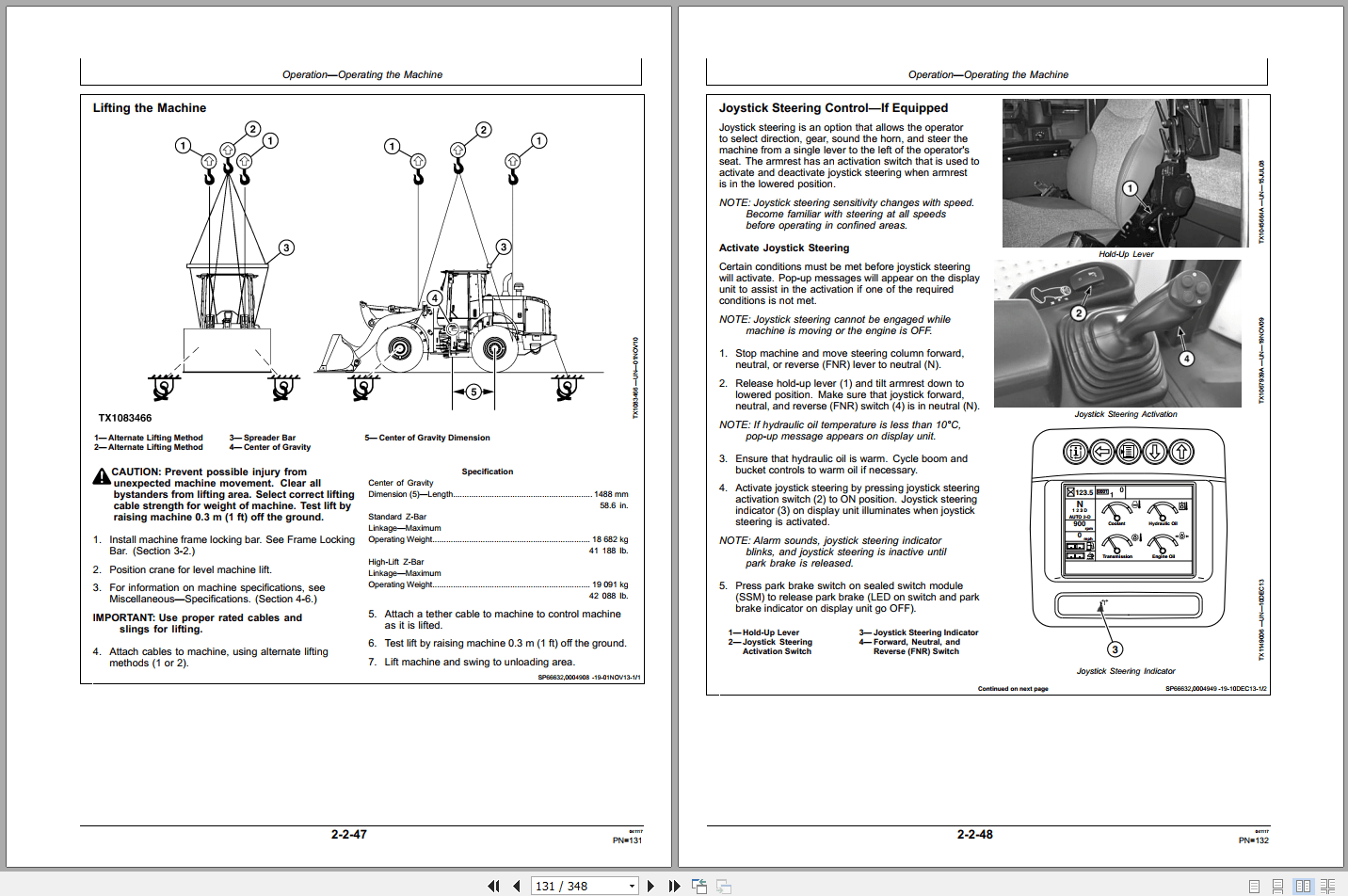 John Deere 644K 4WD Loader Operators Manual OMT317763 (2)