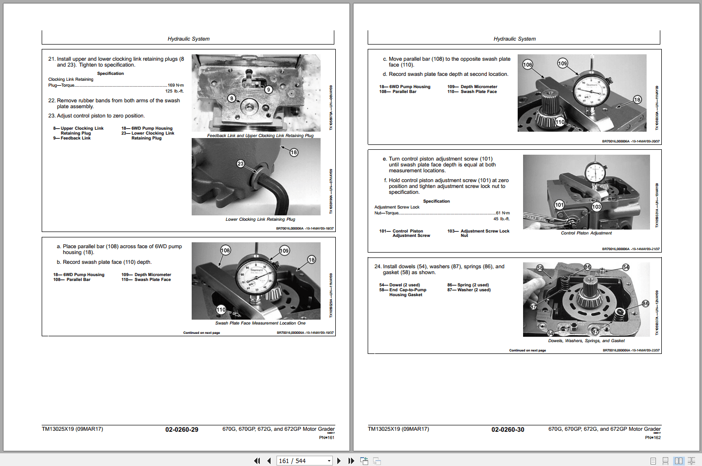 John Deere 670G 670GP 672G 672GP Motor Graders Repair Technical Manual TM13025X19 (2)