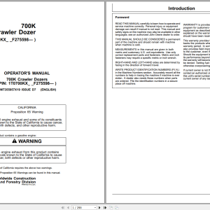 John Deere 700K Crawler Dozer Operators Manual OMT355957X19 (1)