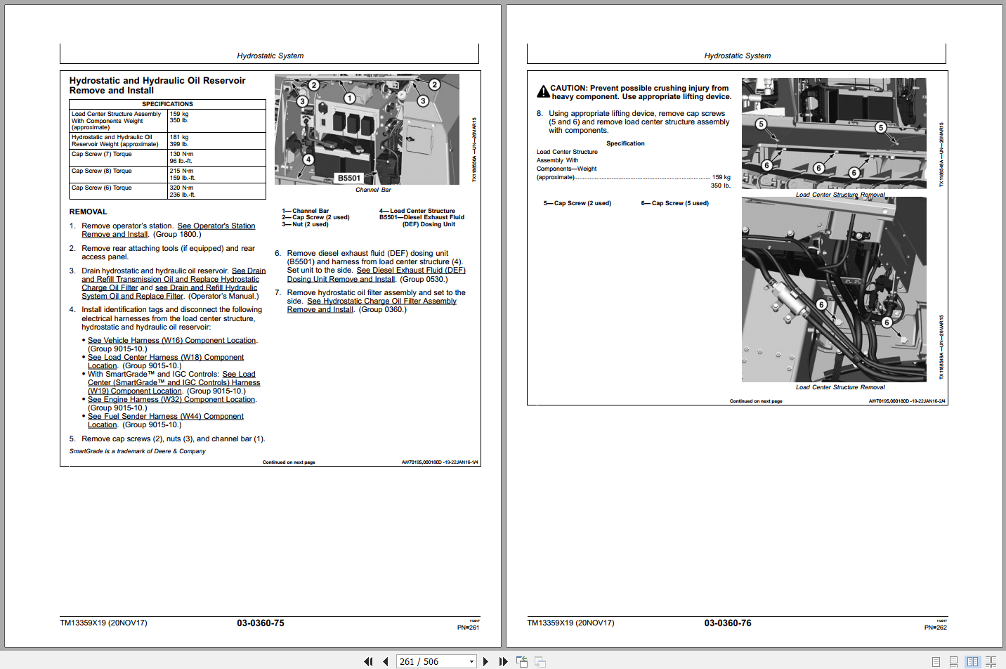 John Deere 700K Crawler Dozer Repair Technical Manual TM13359X19 11.2017 (2)