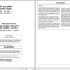 John Deere 750K 850K Crawler Dozer Operators Manual OMT355293X19 D7 (1)