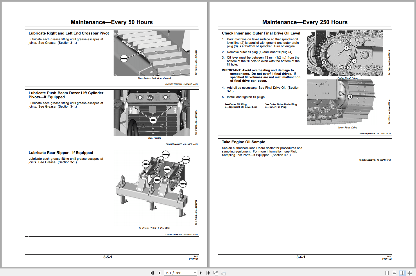 John Deere 750K 850K Crawler Dozer Operators Manual OMT355293X19 D7 (2)