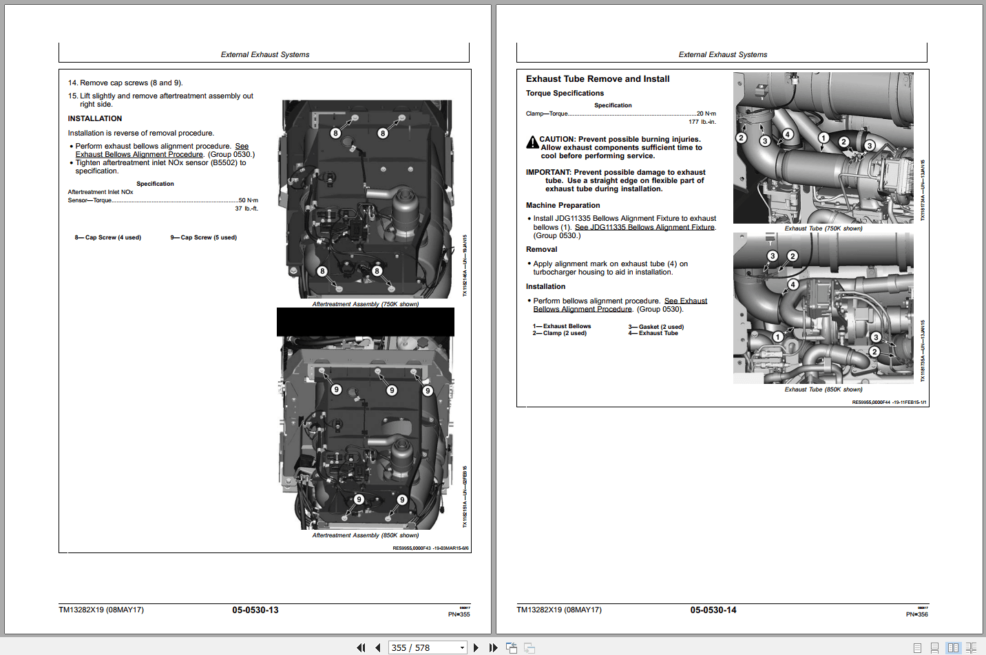 John Deere 750K 850K Crawler Dozer Repair Technical Manual TM13282X19 2017 (2)
