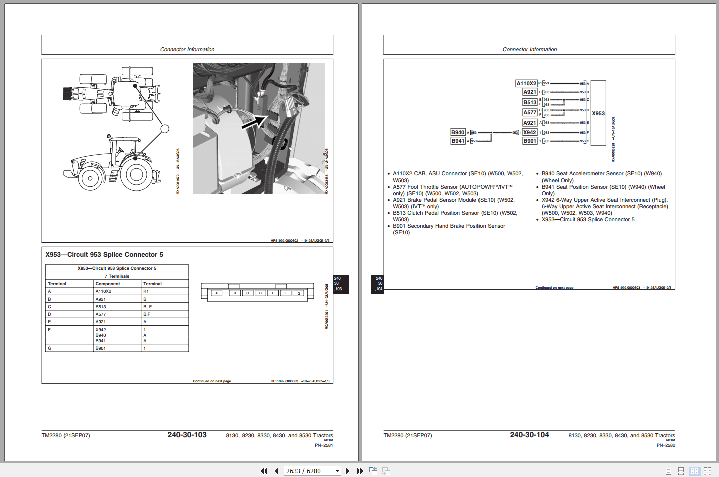 John Deere 8130 8230 8330 8430 8530 Tractor Operation Test Manual TM2280 (2)