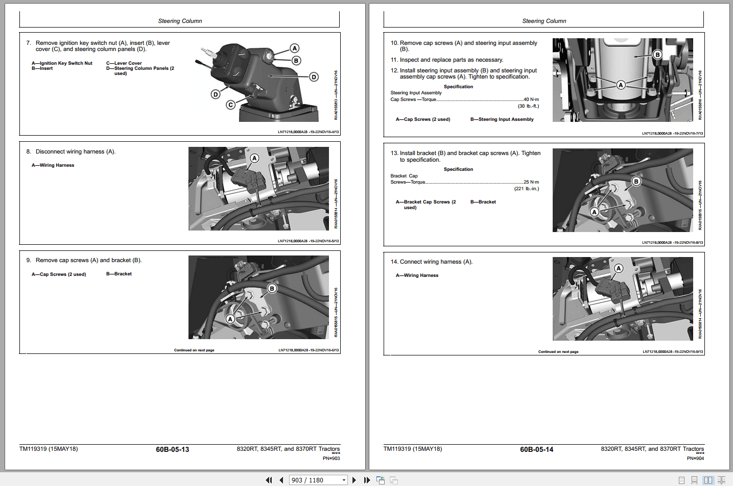 John Deere 8320RT 8345RT 8370RT Tractors Repair Technical Manual TM119319 (3)