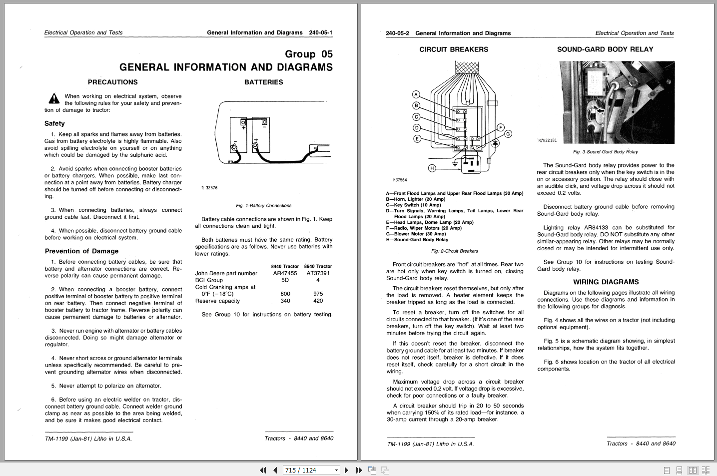 John Deere 8440 8640 Tractor Repair Technical Manual TM1199 (2)