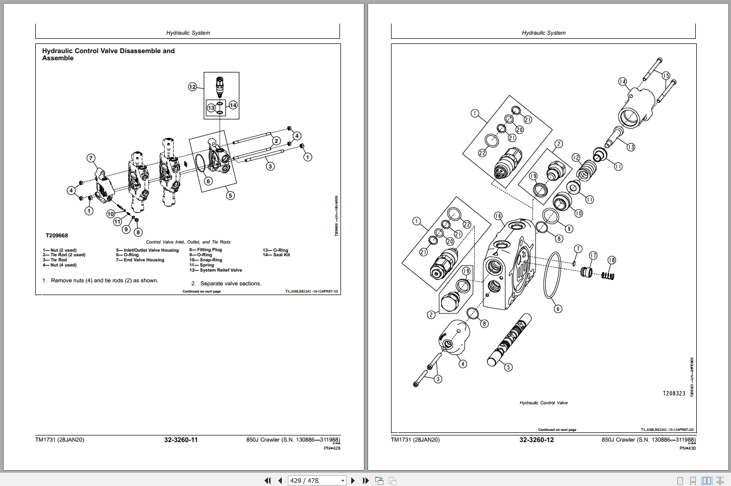 John Deere 850J Crawler Dozer Repair Technical Manual TM1731 (3)