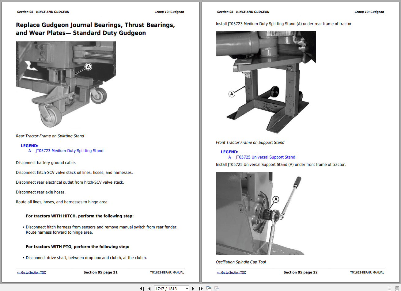 John Deere 9100 to 9620 Tractors Repair Manual TM1623 (3)