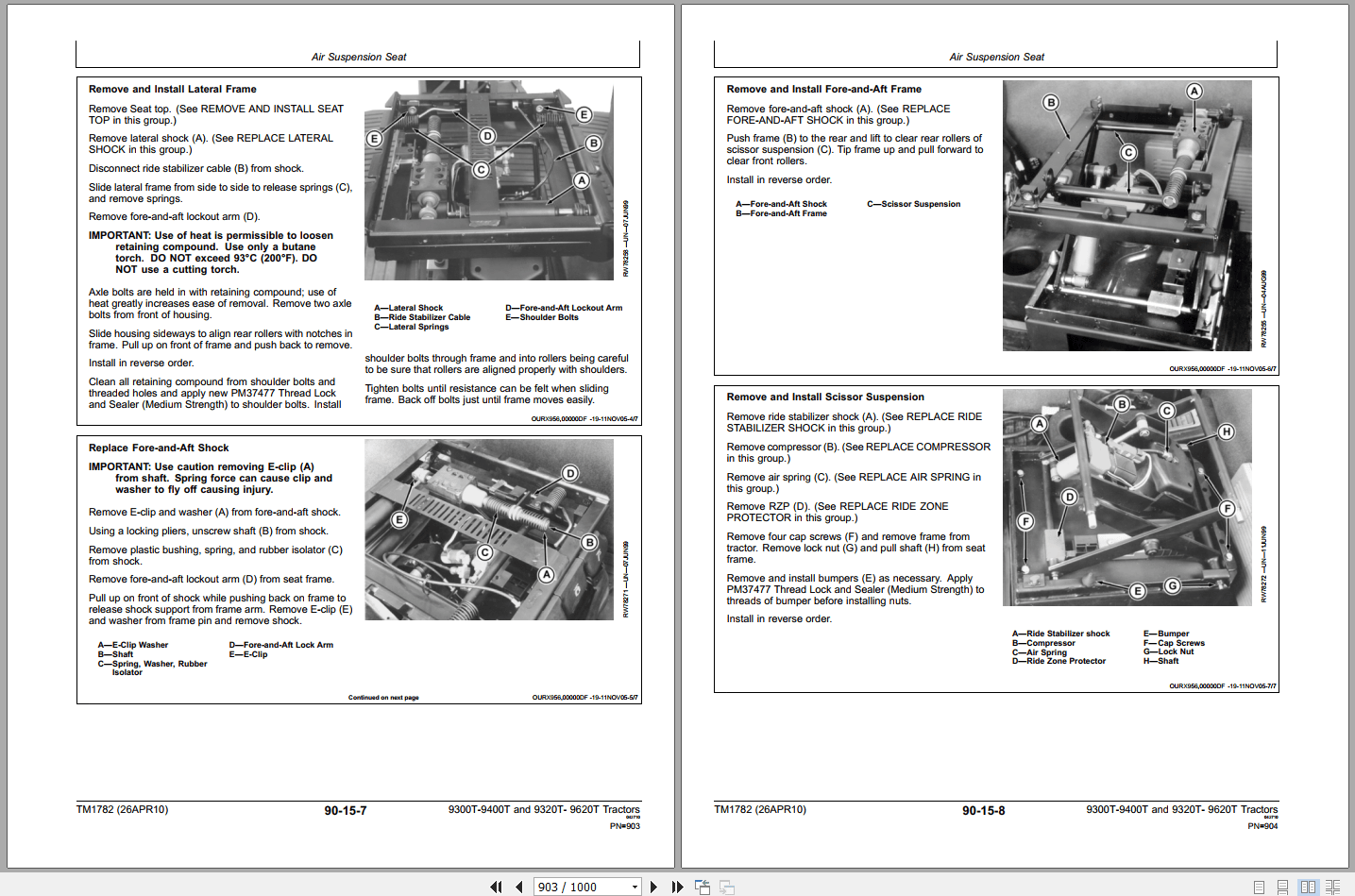 John Deere 9300T 9400T 9320T 9420T 9520T 9620T Tractor Repair Technical Manual TM1782 (3)