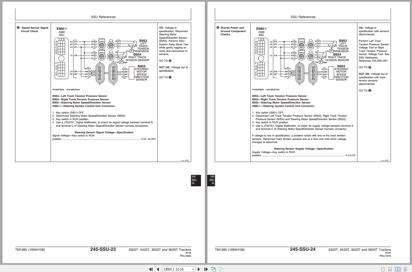 John Deere 9320T 9420T 9520T 9620T Tractor Operation Test Manual TM1982 (2)