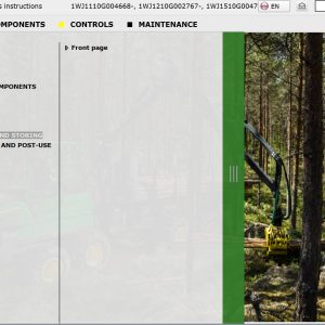 John Deere Forwarder 1110G 1210G 1510G OI FFC Gen2 S5 FT4 XI Operation Manual (1)