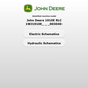 John Deere Forwarder 1910E RLC 1WJ1910E003040 Hydraulic Electrical Schematic (1)