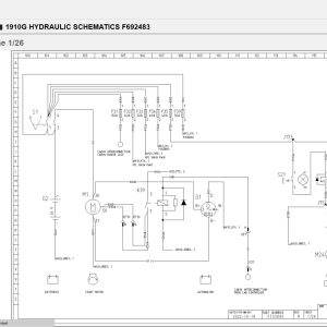 John Deere Forwarder 1910G FFC 1WJ1910G002488 Hydraulic Electrical Schematic (2)