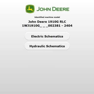 John Deere Forwarder 1910G RLC 1WJ1910G002381 2404 Hydraulic Electrical Schematic (1)