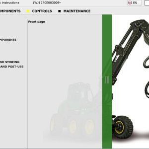John Deere Harvester 1270E 1WJ1270E003009 Operation Manual (1)