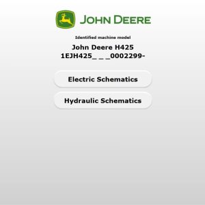 John Deere Harvester H425 1EJH4250002299 Hydraulic Electrical Schematic (1)