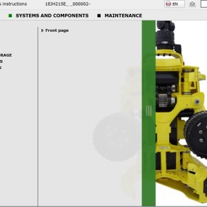 John Deere Harvester Head H215E 1EJH215E000002 Operation Manual (1)