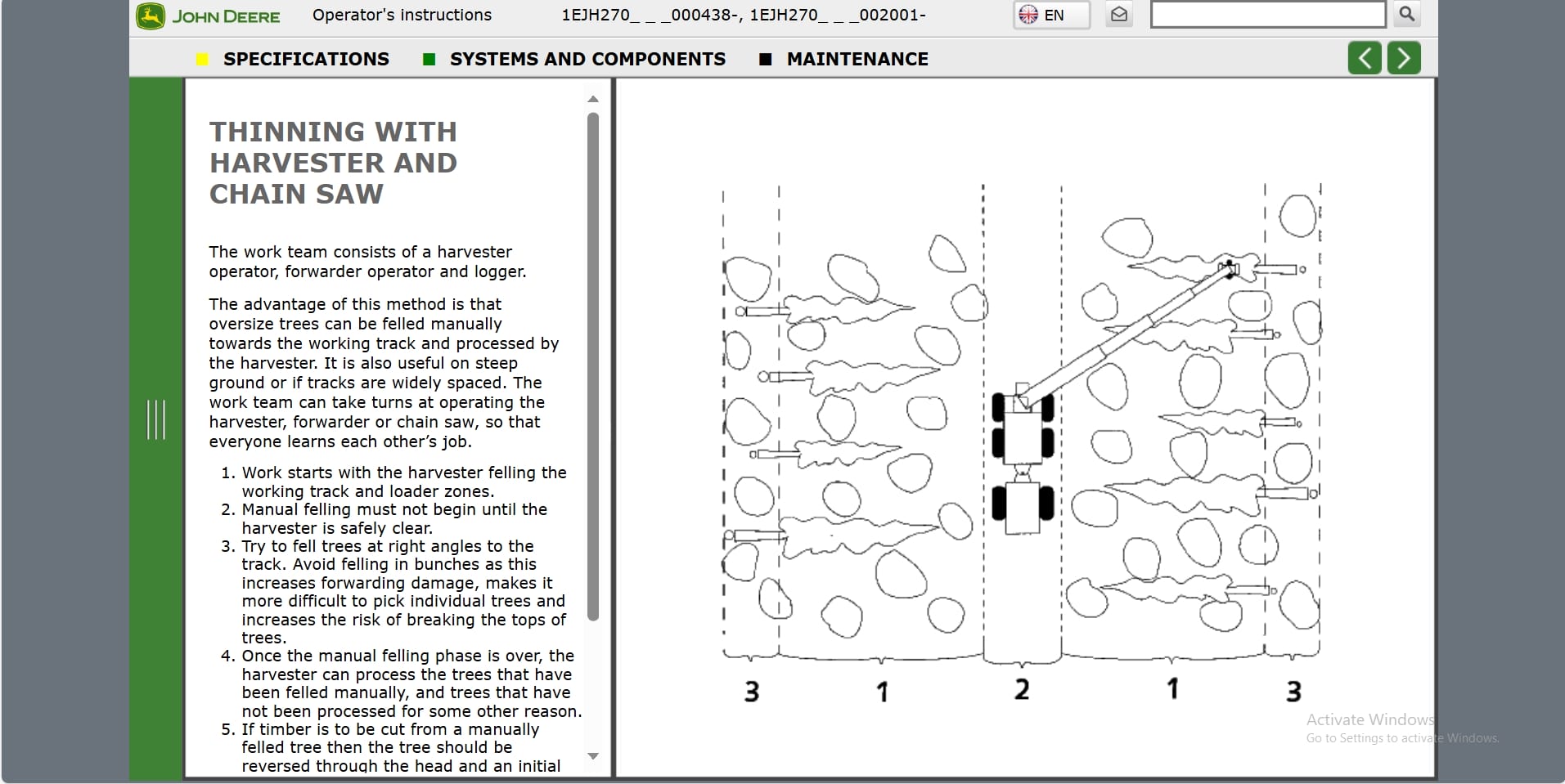 John Deere Harvester Head H270 Operation Manual (2)