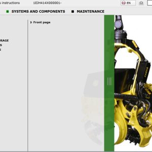 John Deere Harvester Head H414 1EJH414X000001 Operation Manual (1)