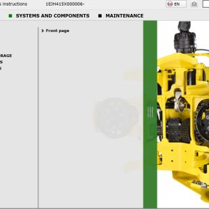 John Deere Harvester Head H415 1EJH415X000006 Operation Manual (1)