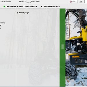 John Deere Harvester Head H425 1EJH4250002001 Operation Manual (1)