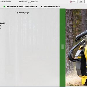 John Deere Harvester Head H480C 1EJH480C001001 Operation Manual (1)