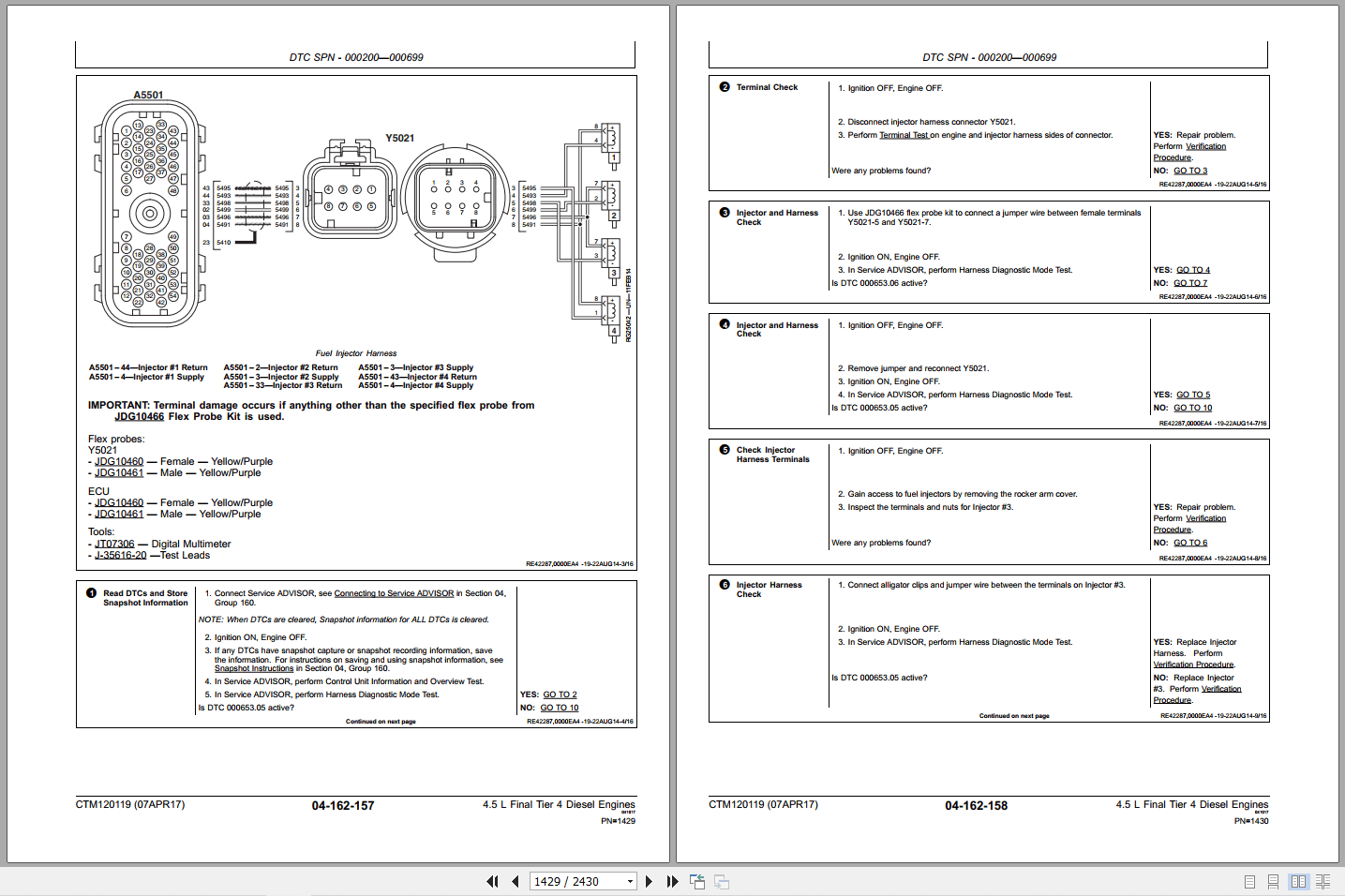 John Deere Powertech 4.5L OEM Diesel Engines Component Technical Manual CTM120119 (3)