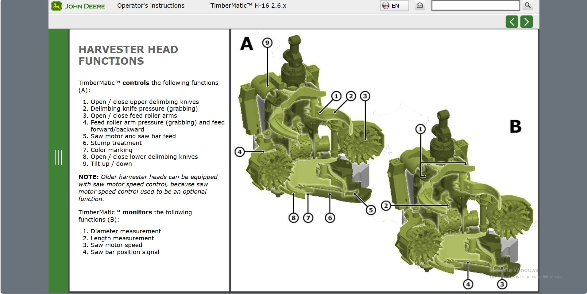 John Deere TimberMatic H 16 2.6.x Operation Manual (2)