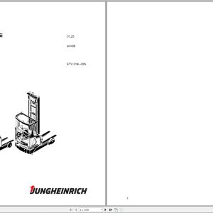 Jungheinrich Forklift ETV 314i 325i Operating Manual Electric Hydraulic Schematic (1)