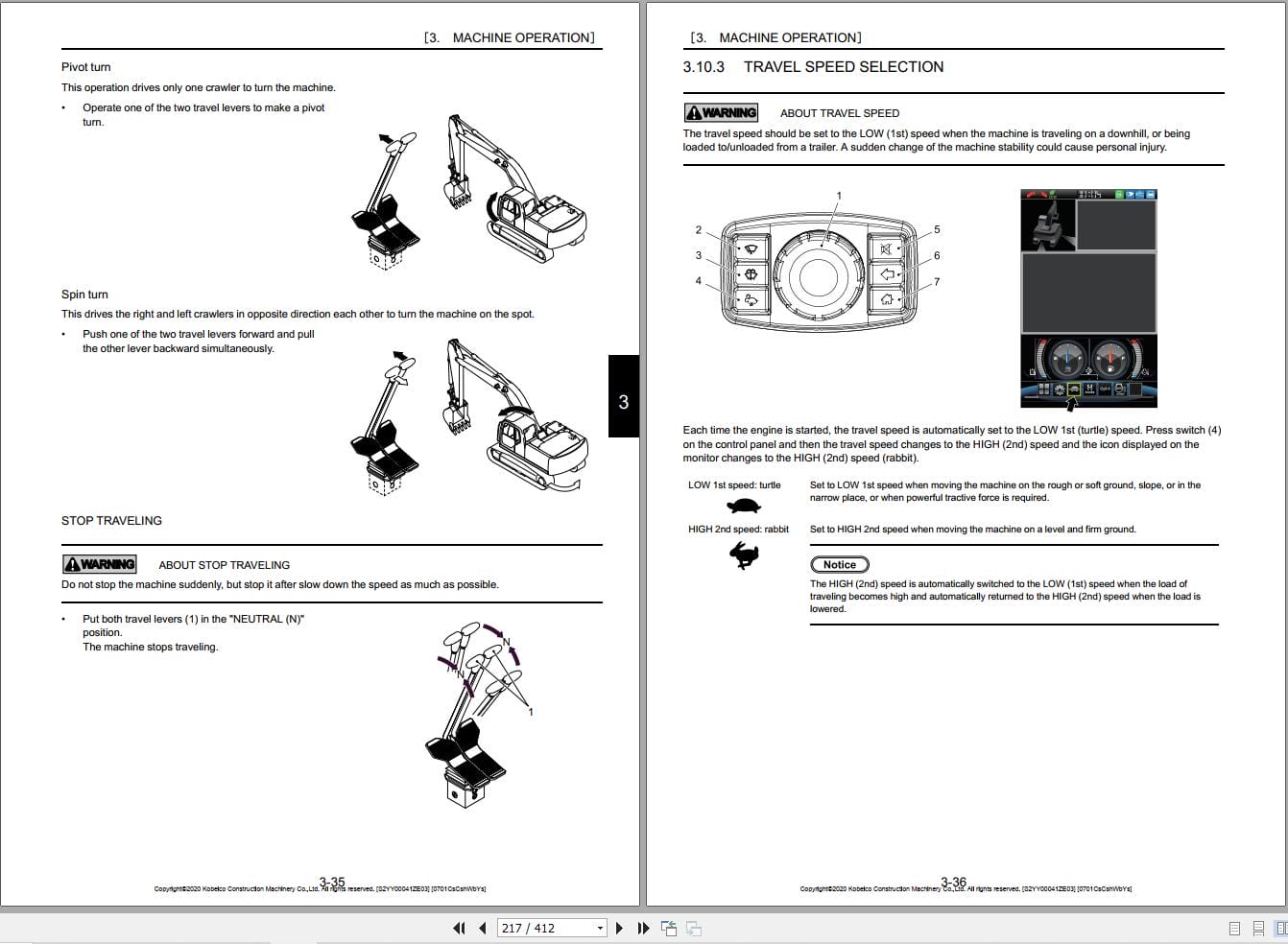 Kobelco Excavator SK135SR 7 SK140SRLC 7 SK140SRL 7 Operation Manual S2YY00041ZE03 (2)