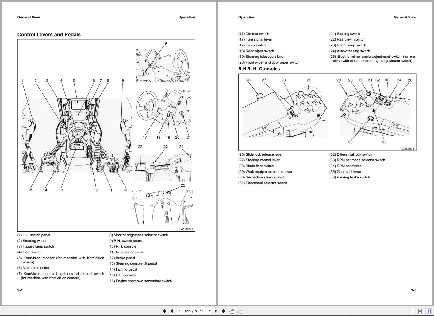 Komatsu Motor Grader GD955 7R Operation Maintenance Manual PEN01885 06 2025 (2)