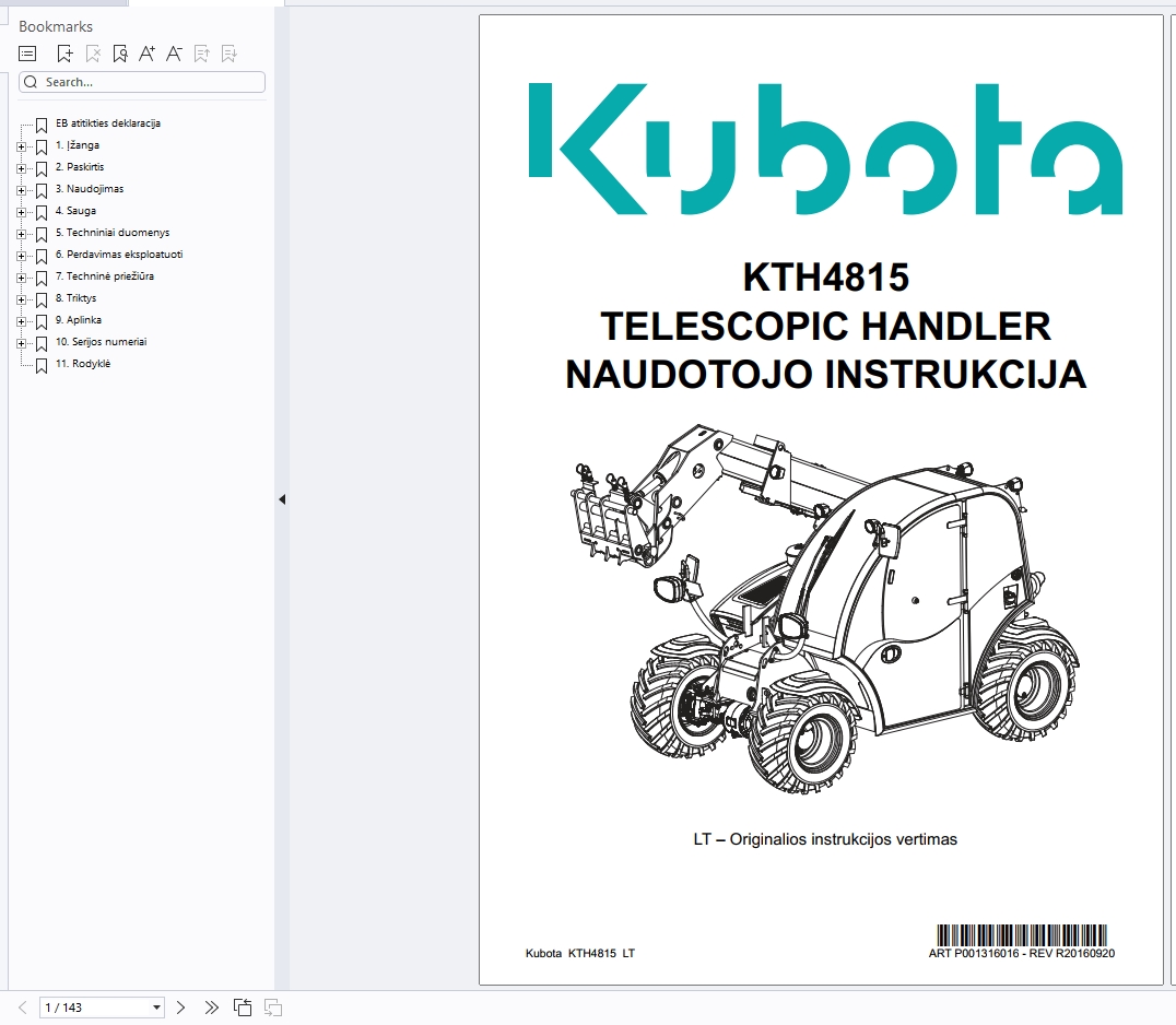 Kubota Construction Operators Parts Workshop Manual PDF 16GB (5)