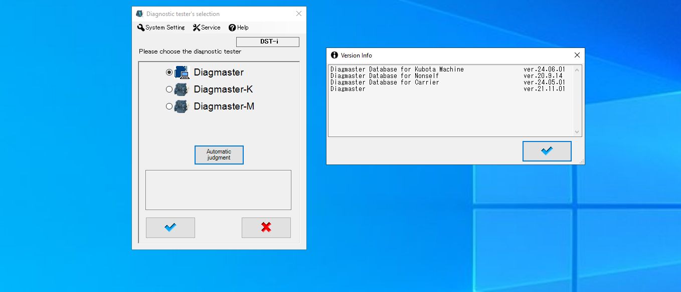 Kubota Diagmaster 24.06.01 Diagnostic Program Multiple PCs 1