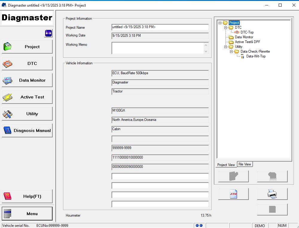Kubota Diagmaster 24.06.01 Diagnostic Program Multiple PCs 11