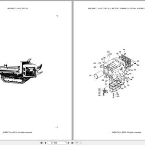 Kubota Dumper KC120 KC120 G Parts Catalog EN DE (1)