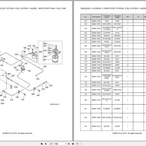 Kubota Dumper KC250HR Parts Catalog EN DE (2)