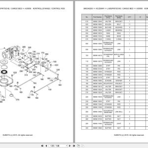 Kubota Dumper KC250HR Parts Catalog EN DE (3)