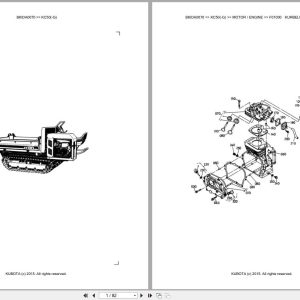 Kubota Dumper KC50 KC50 G Parts Catalog EN DE (1)