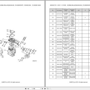 Kubota Dumper KC51 Parts Catalog EN DE (1)