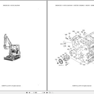 Kubota Excavator KX101 3 Alpha 4 Parts Catalog EN DE (1)