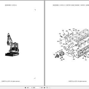 Kubota Excavator KX161 2 Parts Catalog EN DE (1)