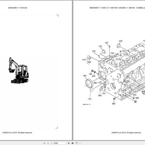 Kubota Excavator KX61 KX91 Parts Catalog EN DE (1)